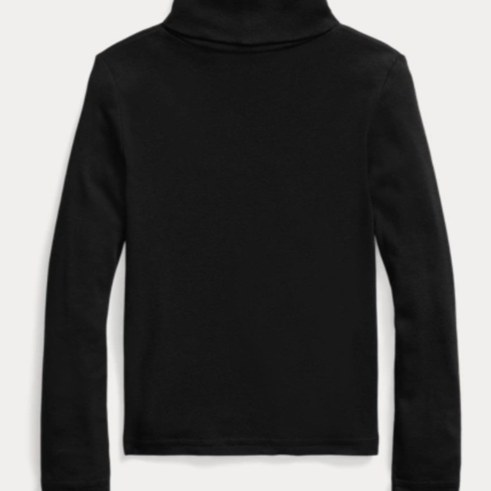 Set of 2 pcs Polo by Ralph Lauren Black Cotton-Modal Turtleneck
